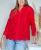 CAMISA EN BRODERY - Rojo, L