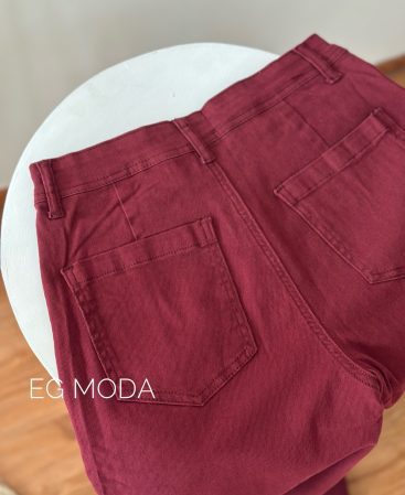 JEANS WIDE LEG CHERRY