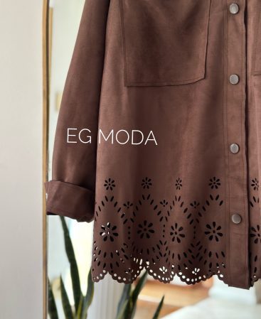 CHAQUETA GAMUZA CHOCO