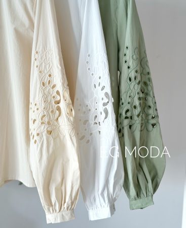 BLUSA MANGA BORDADA