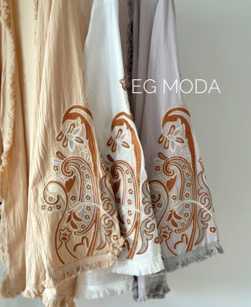 KIMONO LINO BORDADO