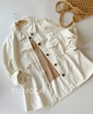 SOBRECAMISA JEANS BLANCO