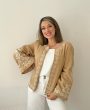 CHAQUETA MUSELINA BORDADA