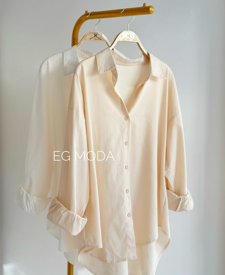 CAMISA LINO OVERSIZE