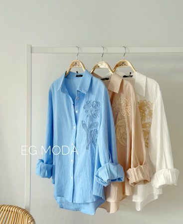 CAMISA LINO FLOR