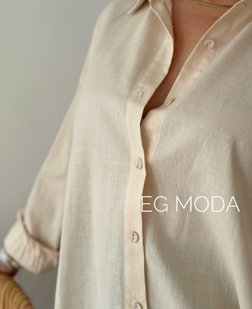 CAMISA LINO OVERSIZE