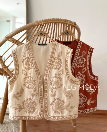 CHALECO BORDADO BOHO