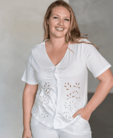 BLUSA ALGODÓN C/botones