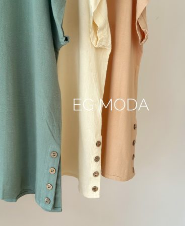 BLUSA EN LINO C/botones