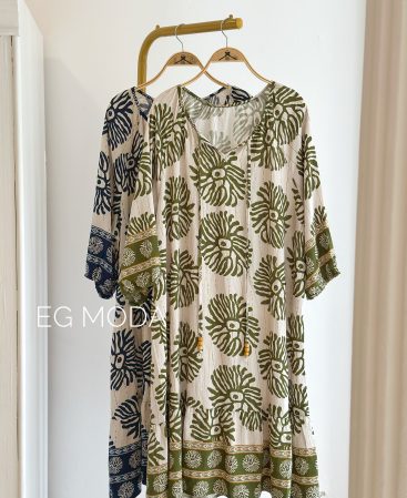 VESTIDO C/Mangas ancho