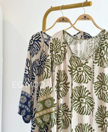 VESTIDO C/Mangas ancho