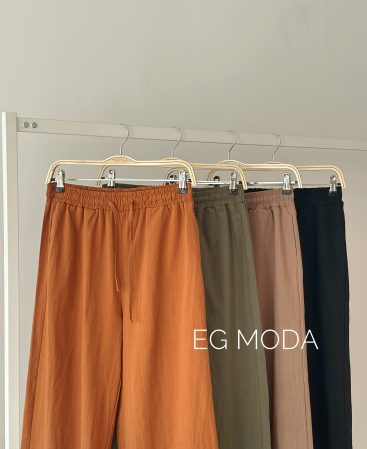 PANTALÓN SÍMIL LINO