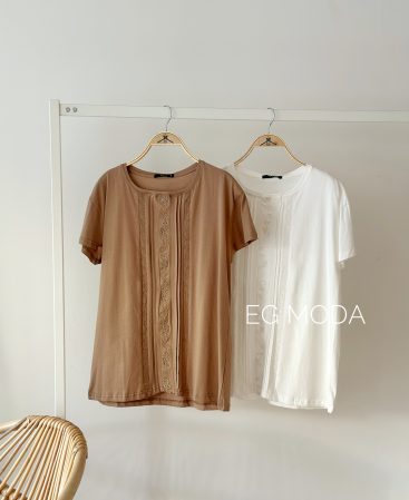 BLUSA EN ALGODÓN C/detalle