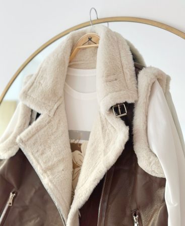 CHALECO GAMULAN CHOCO