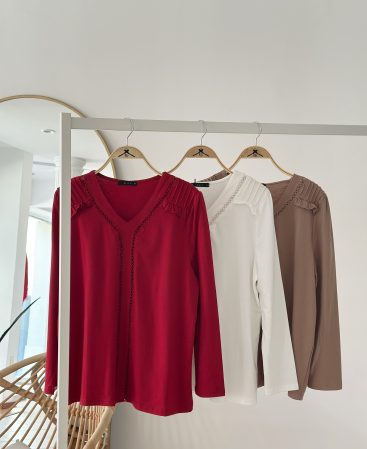 REMERA ALGODÓN CON brodery
