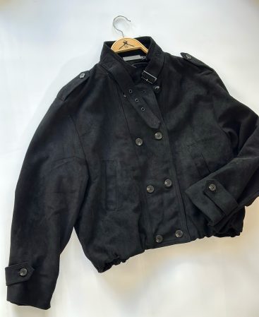 CAMPERA DE GAMUZA BLACK