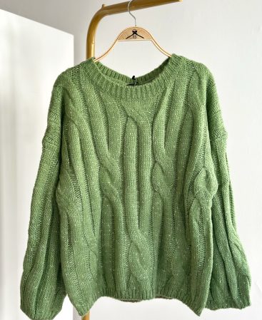 BUZO TEJIDO VERDE