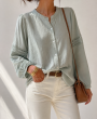 BLUSA DE LINO C/detalle en manga