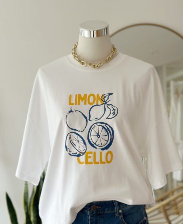 REMERA OVERSIZE LIMÓN CELLO