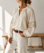BLUSA SIMIL LINO BORDADA