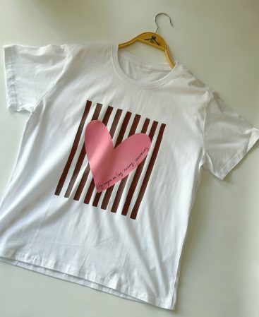 REMERA ALGODÓN C/corazon