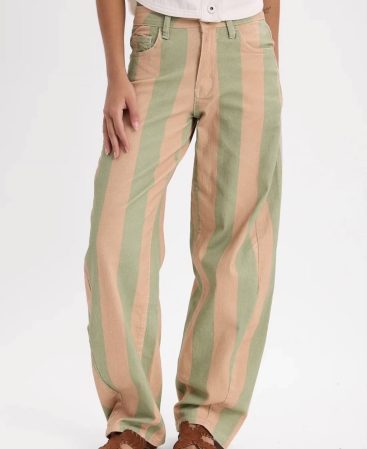 JEANS RAYADO BALLOON