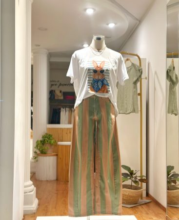 JEANS RAYADO BALLOON