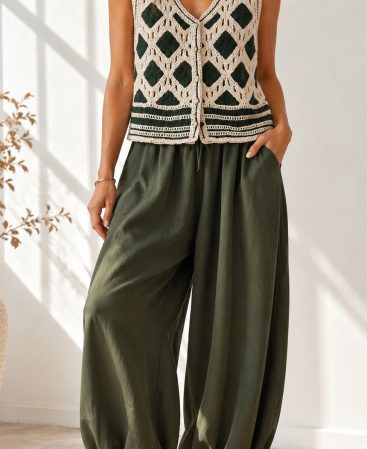 CHALECO CROCHET COMBINADO
