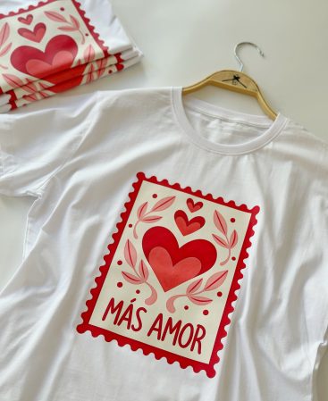REMERA MÁS AMOR