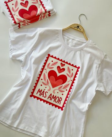 REMERA MÁS AMOR