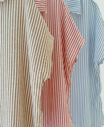 CAMISA RAYADA MANGA CORTA