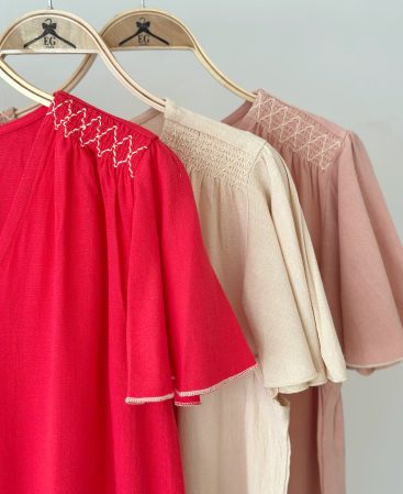 BLUSA LINO ESCOTE V